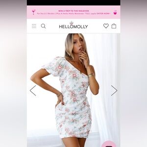 Hello Molly white floral dress!